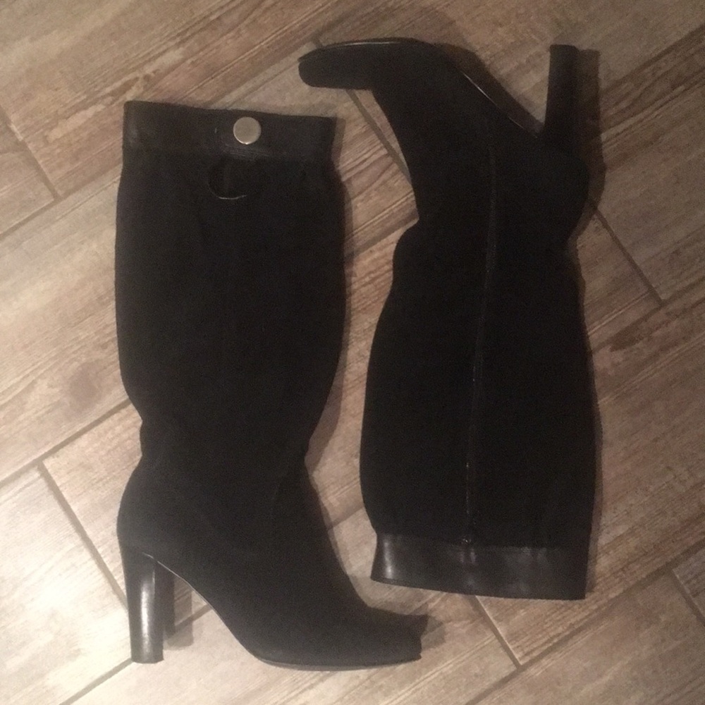 Style & Co Black slouch below the knee boot